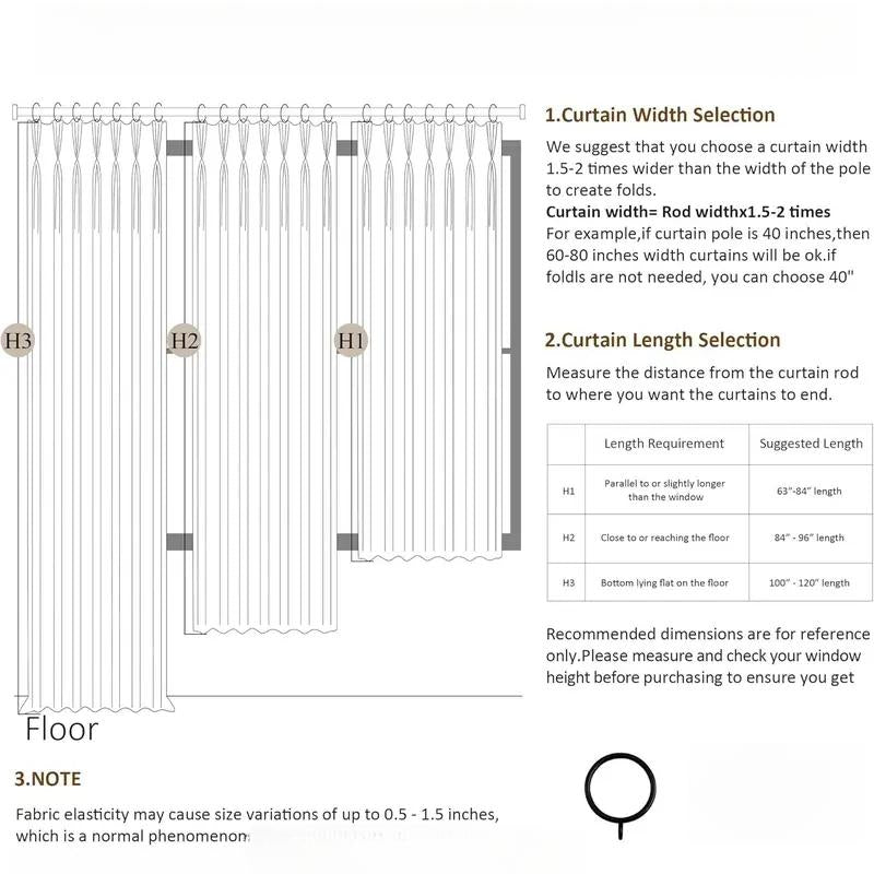 Neutral Farmhouse Pinch Pleated Linen Drapes, Cream Birch Semi Sheer Light Filtering Curtains 2 Pack